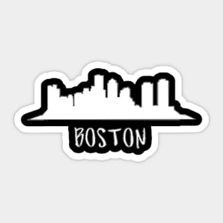 Boston Skyline Sticker